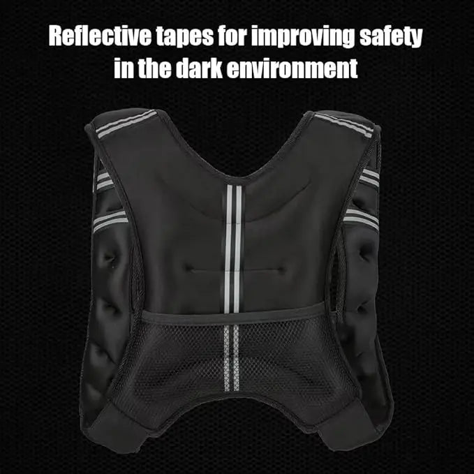 Weighted Vest With Included Weights For Training And Cardio