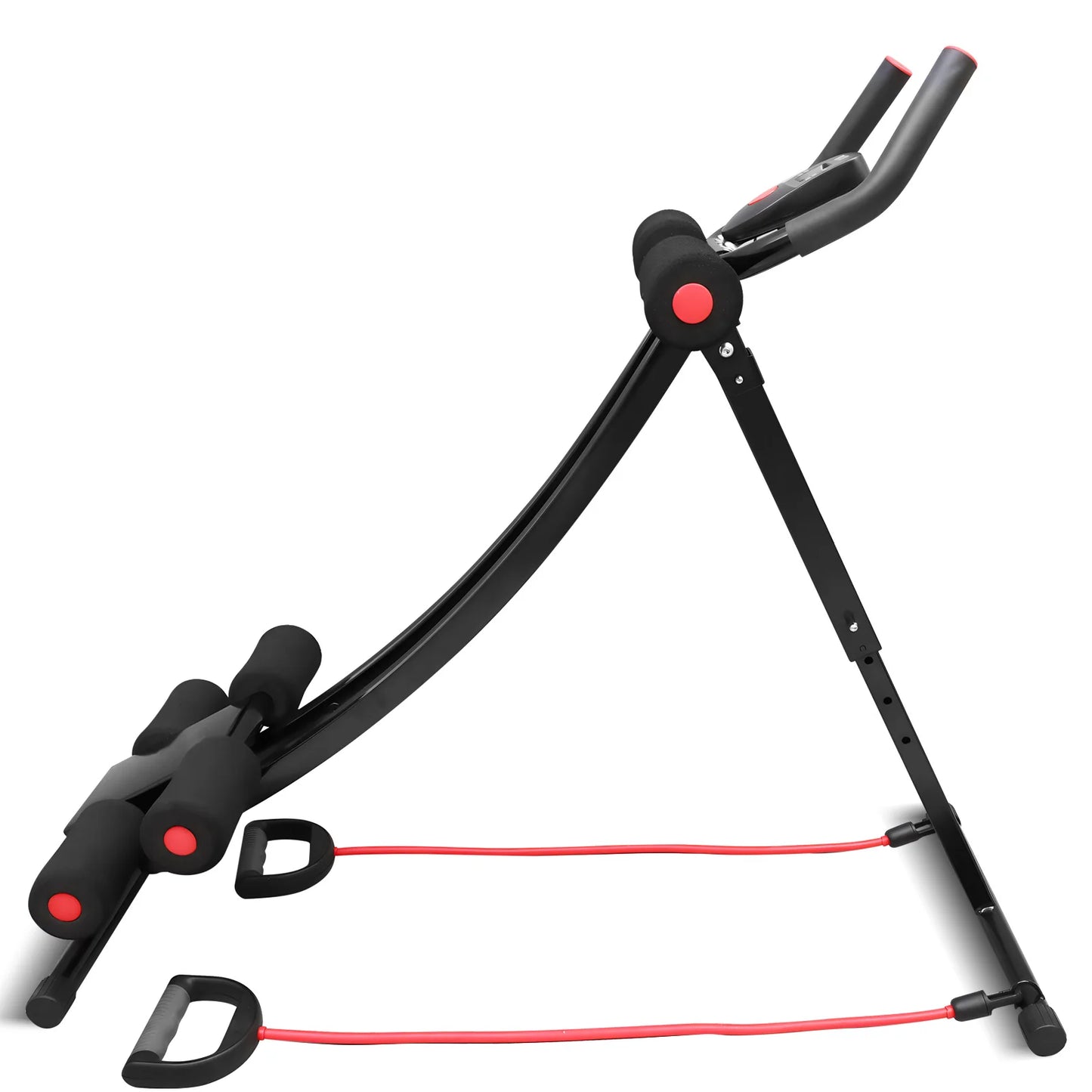 GIKPAL Foldable Ab Machine Abdominal Trainer With LCD Display Max 440lbs