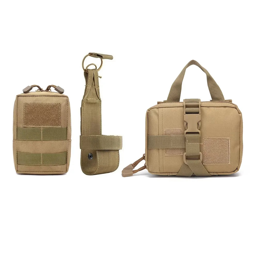 Dog Tactical Bags Molle Pouches Harness Attachments For Large Dogs
