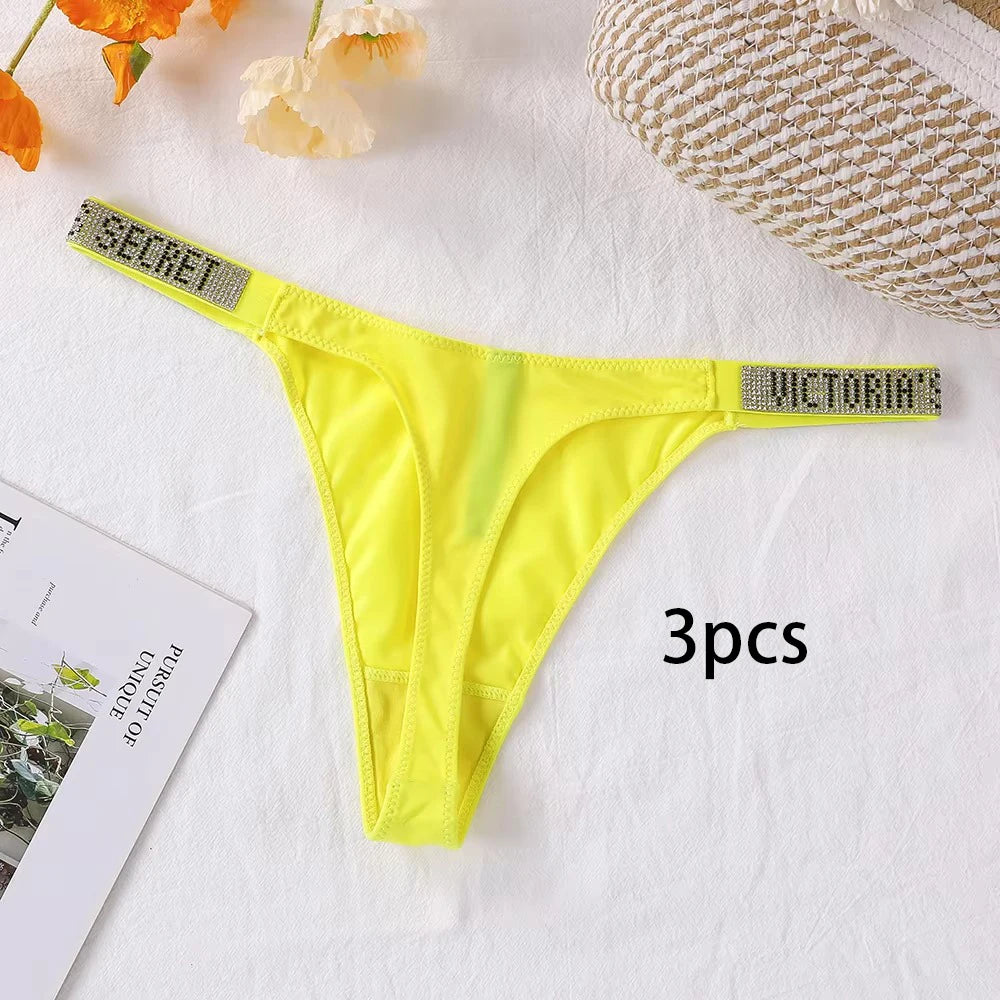 Victoria's Secret Lace Thong Panties for Women Breathable Seamless