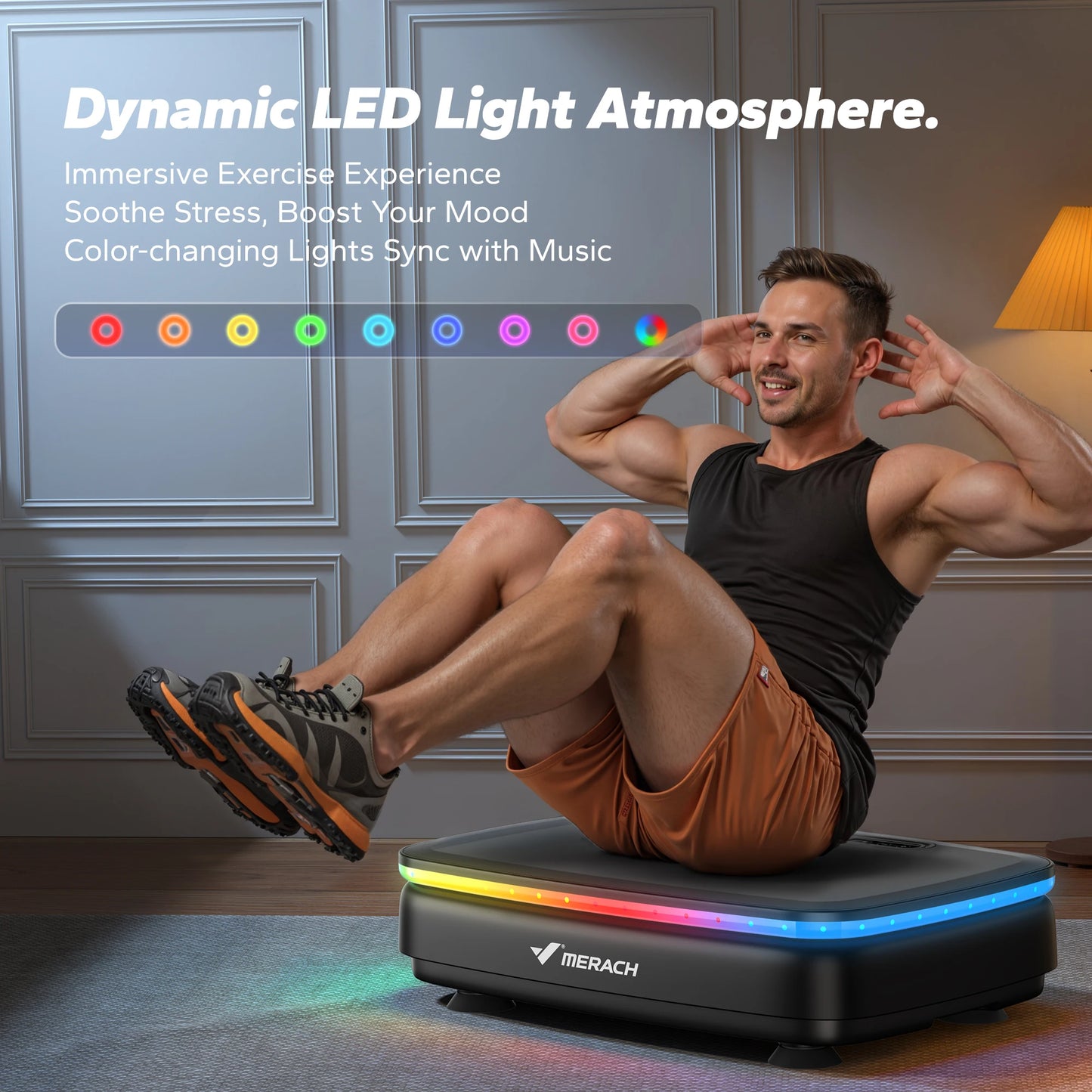 Merach MR2439 Vibration Plate Exercise Machine Full Body Workout