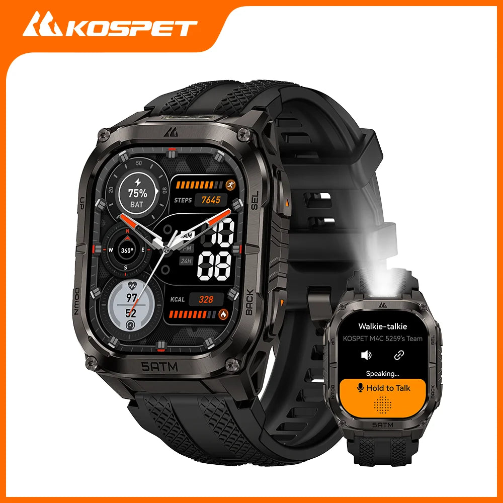 KOSPET Tank M4C GPS Smartwatch for Men with Health Tracking