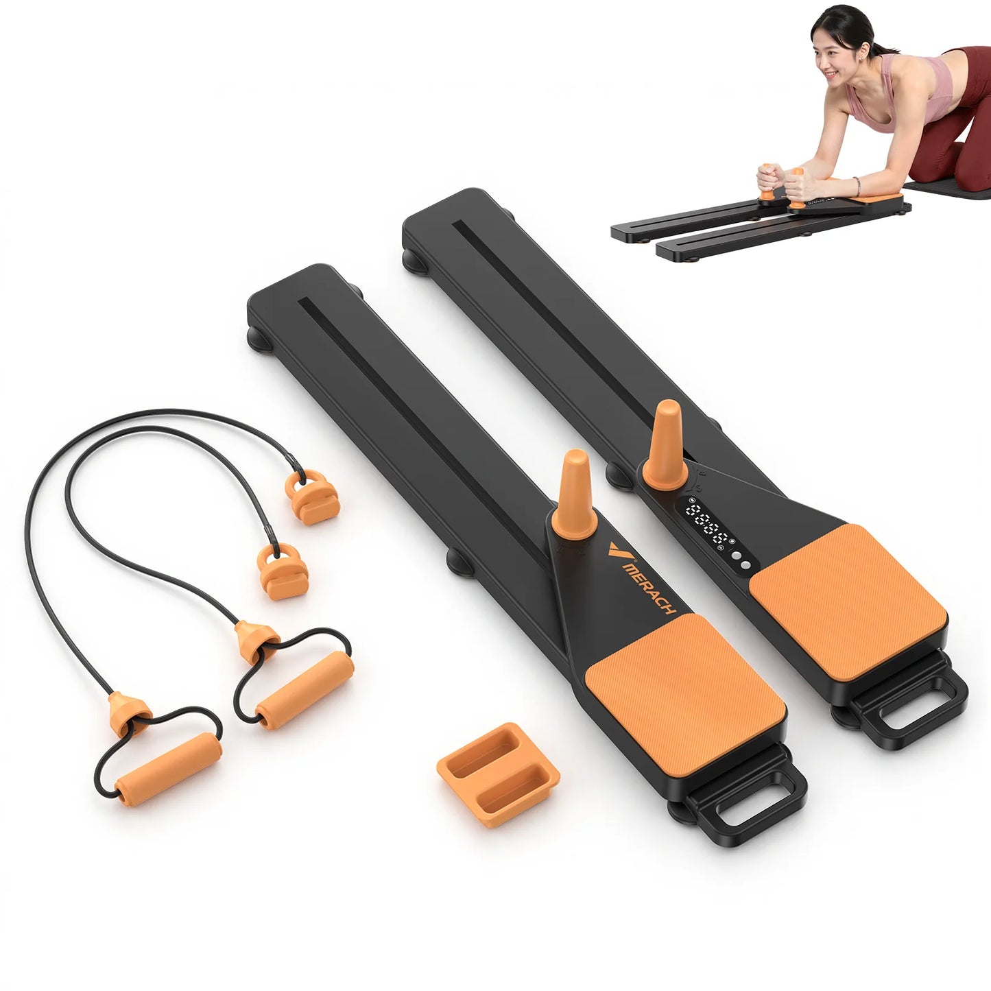 MERACH Detachable Abdominal Pilates Board Trainer With Anti Slip