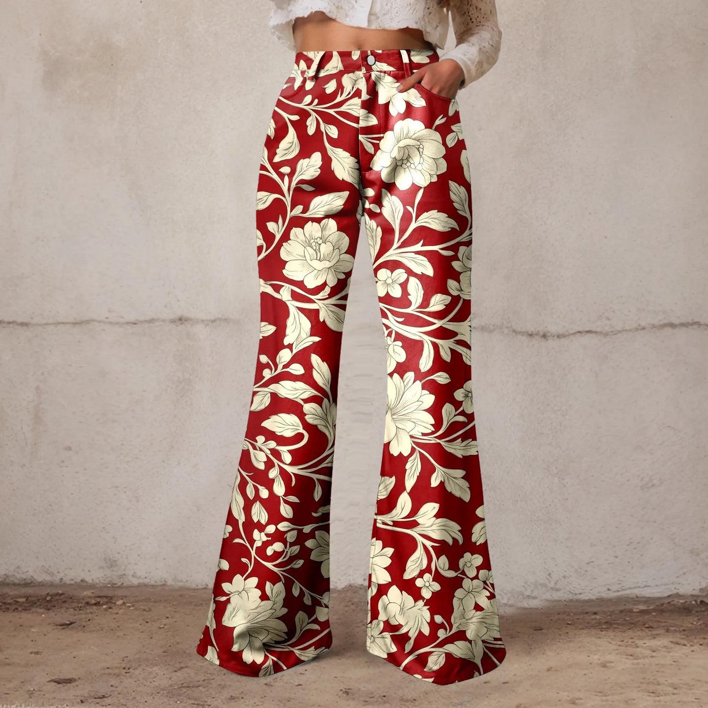 Baggy High Waist Wide Leg Denim Jeans For Women Vintage
