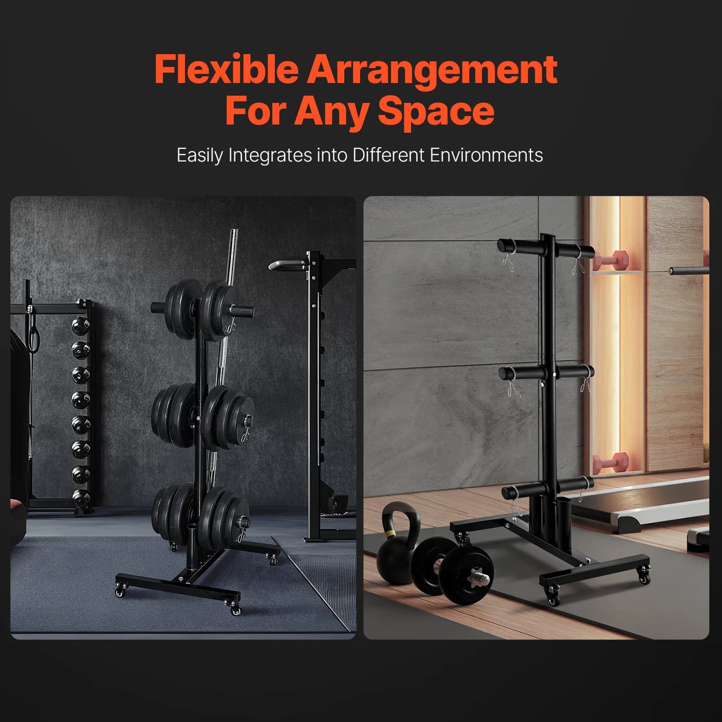 Weight Plate Rack With Wheels 1000 Lb Load Capacity