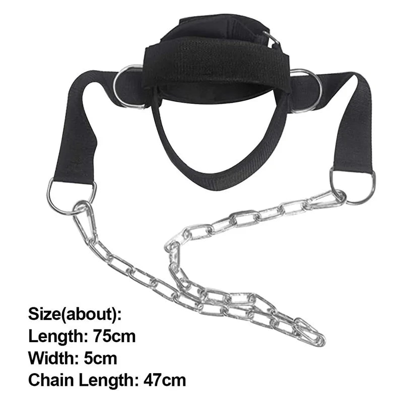 Head Harness Neck Strap For Weight Lifting And Gym Training
