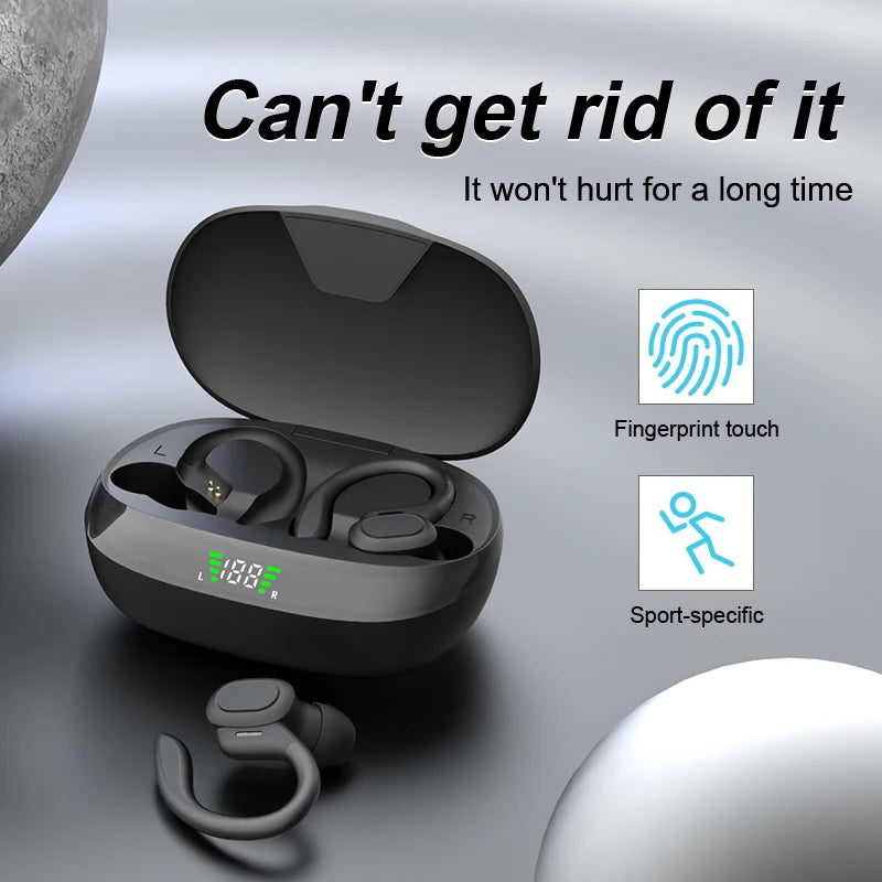 SHUKE Bluetooth Earbuds Wireless Earphones Sport EarHook Headset 9D