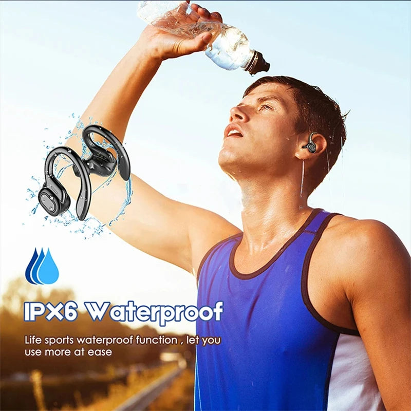SHUKE Bluetooth Earbuds Wireless Earphones Sport EarHook Headset 9D