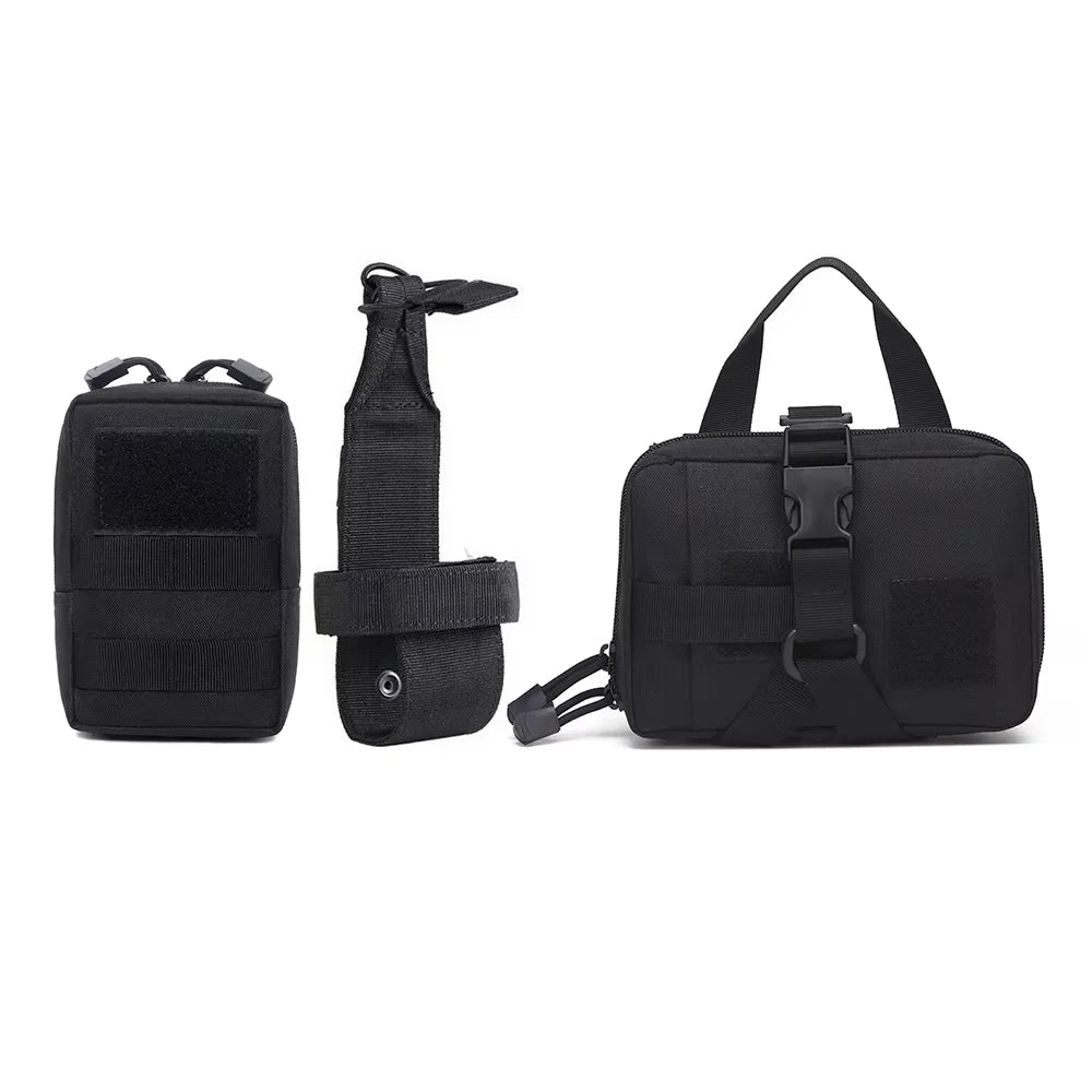 Dog Tactical Bags Molle Pouches Harness Attachments For Large Dogs