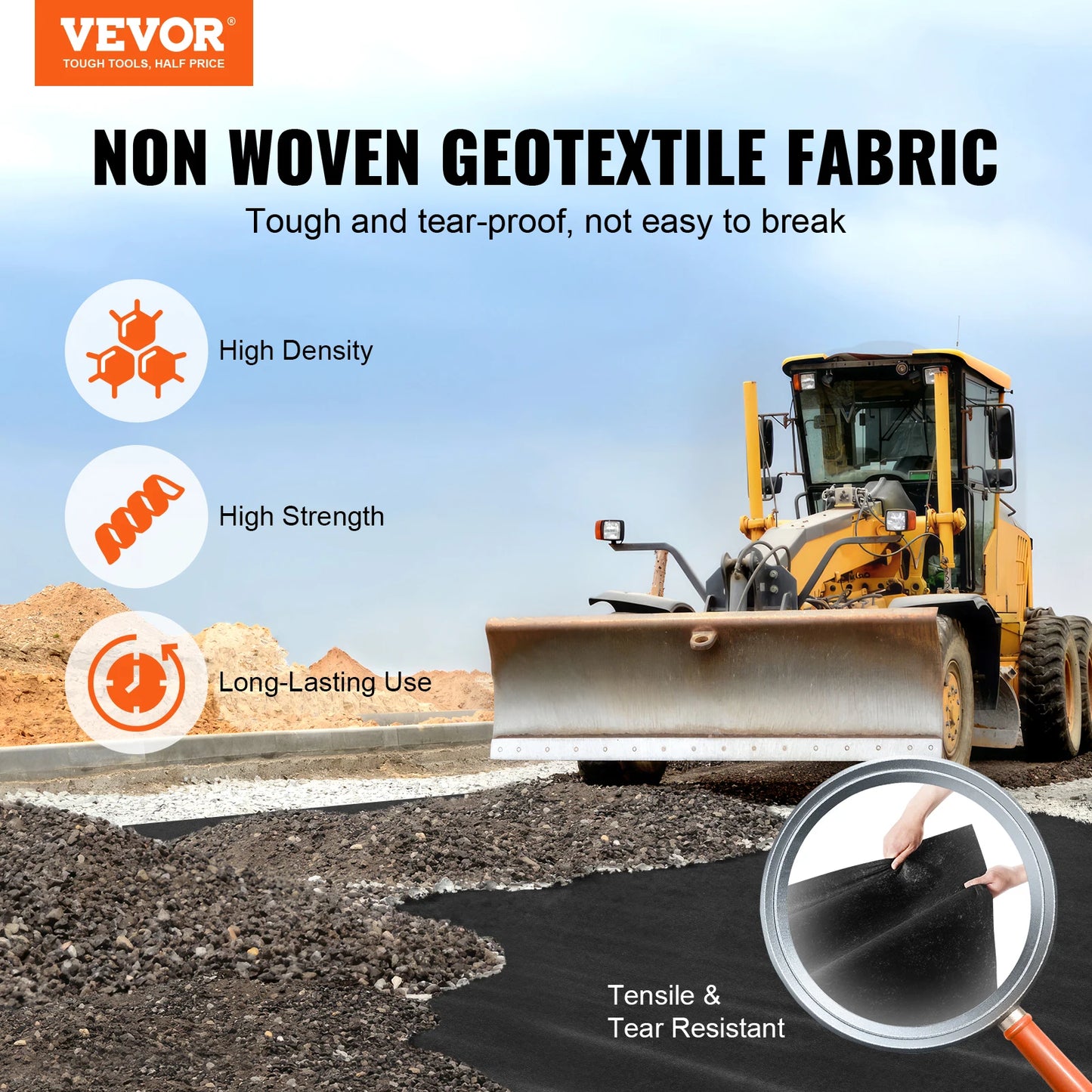 Non Woven Geotextile Fabric For Weed Barrier And Drainage