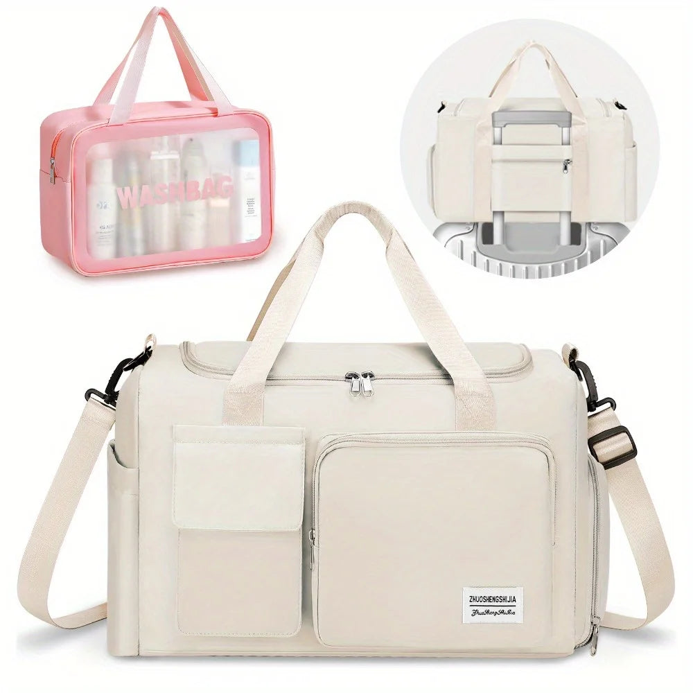 Large Capacity Travel Duffel Bag for Women Gym Yoga