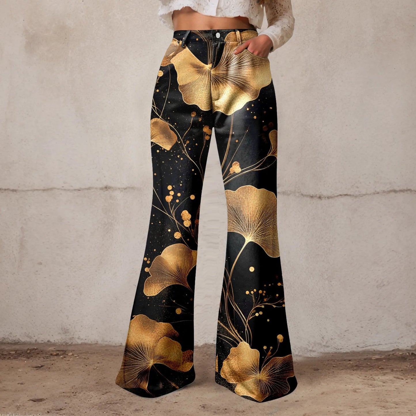 Baggy High Waist Wide Leg Jeans For Women Washed Denim