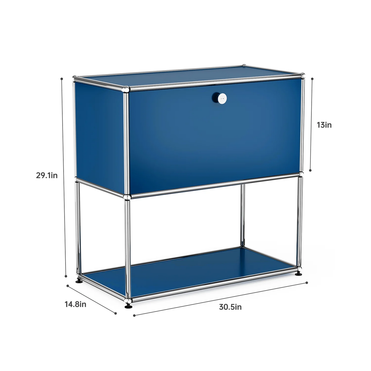 Furgle Modern Modular Metal Storage Cabinet Sideboard