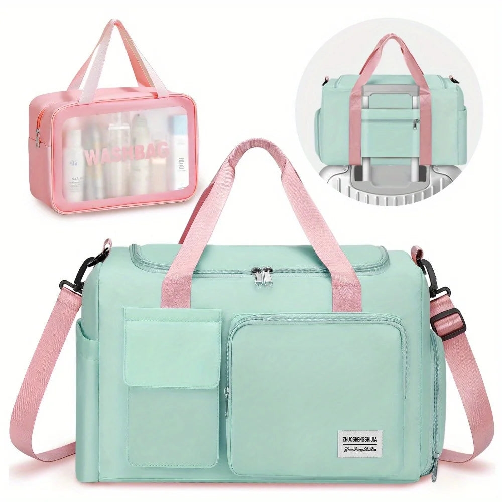 Large Capacity Travel Duffel Bag for Women Gym Yoga