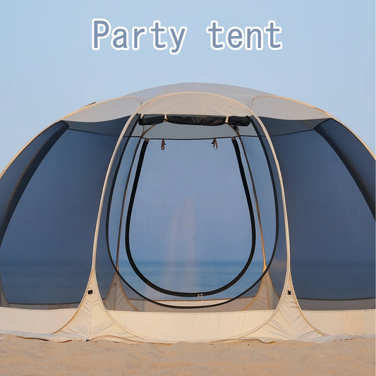 Pakicetus Family Pop Up Shelter With Full Mesh Walls for Camping