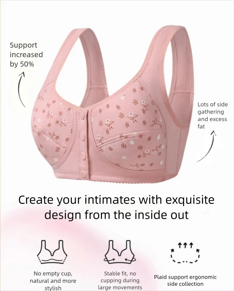 Elegant Lace Push Up Seamless Bras For Women Breathable Lingerie