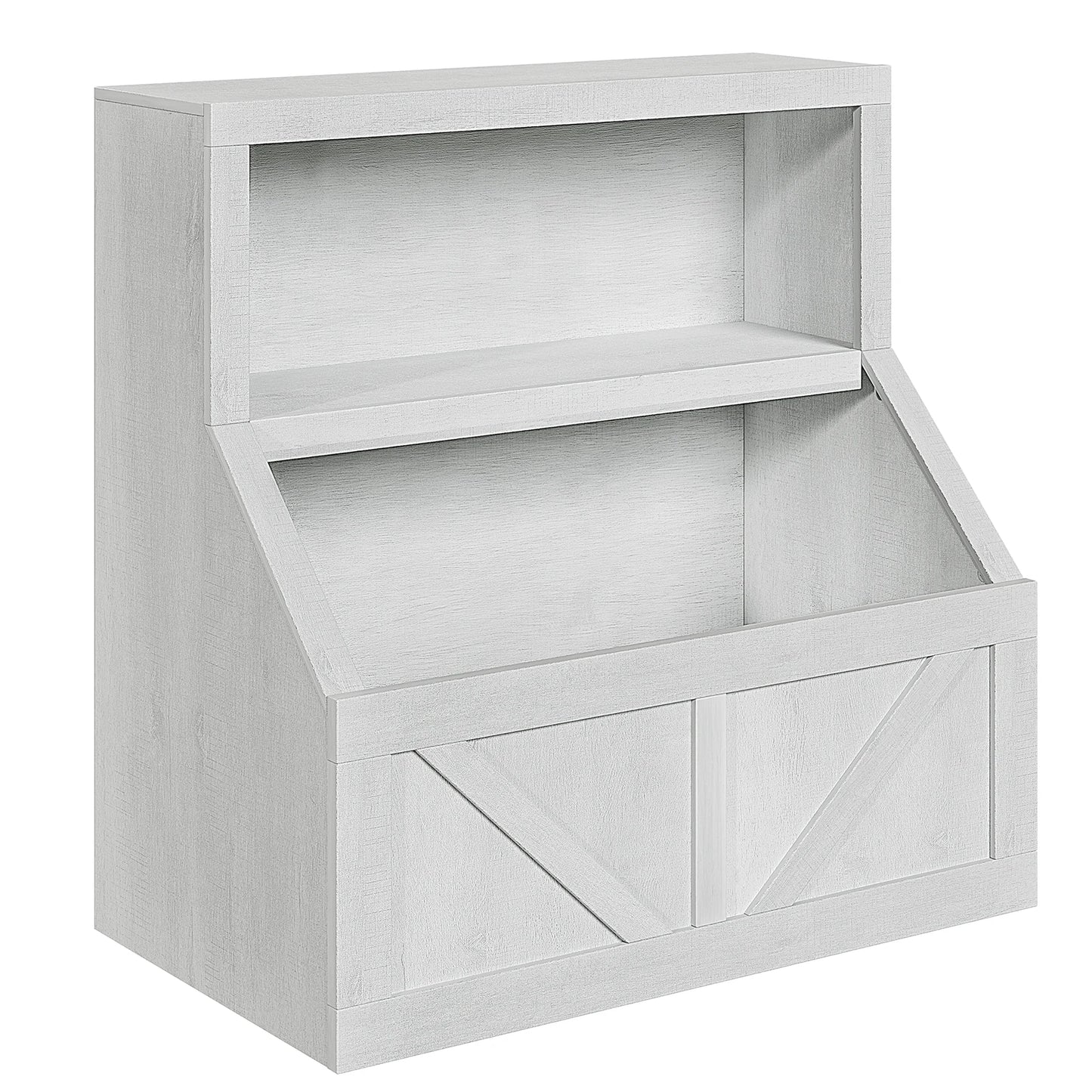 Wooden Kids Bookshelf Toy Storage Organizer For Playroom