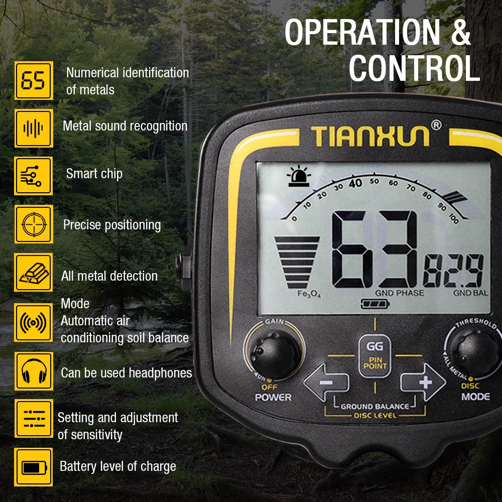 TX 850 Underground Metal Detector Treasure Hunter All Metal