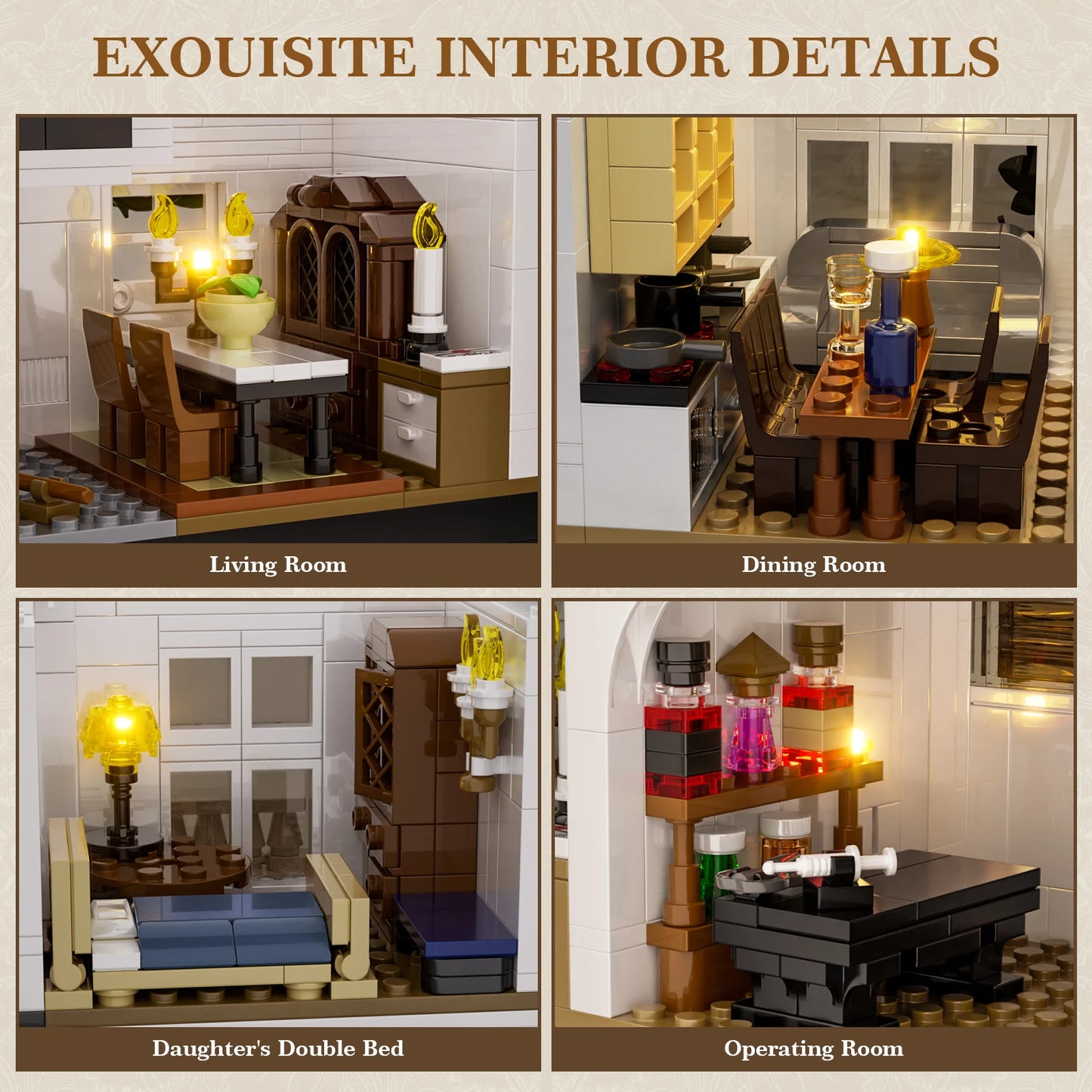 Magic House Blocks Set Compatible With Lego Building Toys