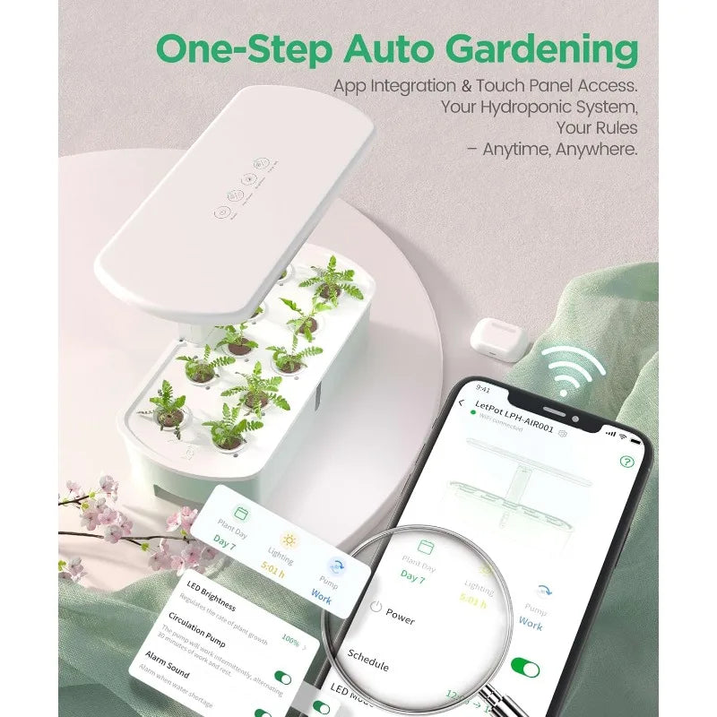 Hydroponics Growing System Kit Smart Indoor Garden With WiFi