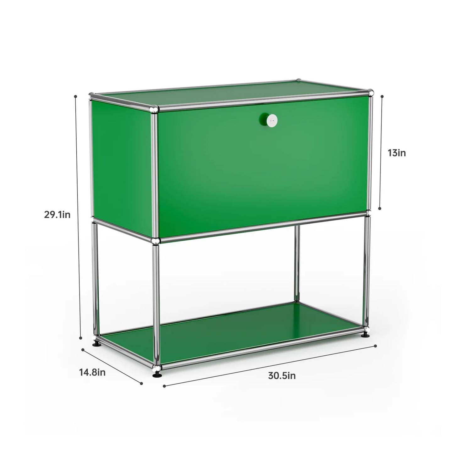 Furgle Modern Modular Metal Storage Cabinet Sideboard