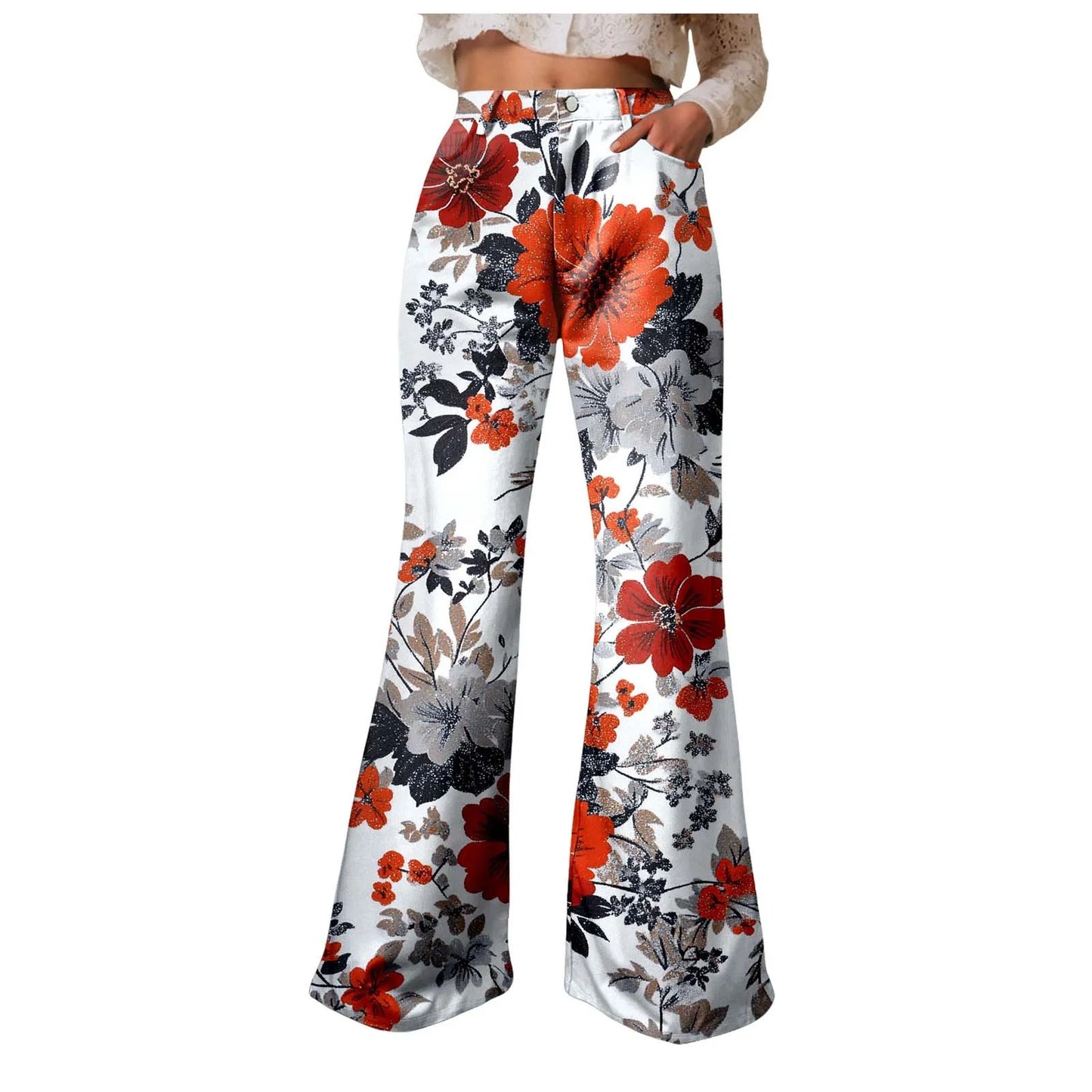 Baggy High Waist Wide Leg Denim Jeans For Women Vintage