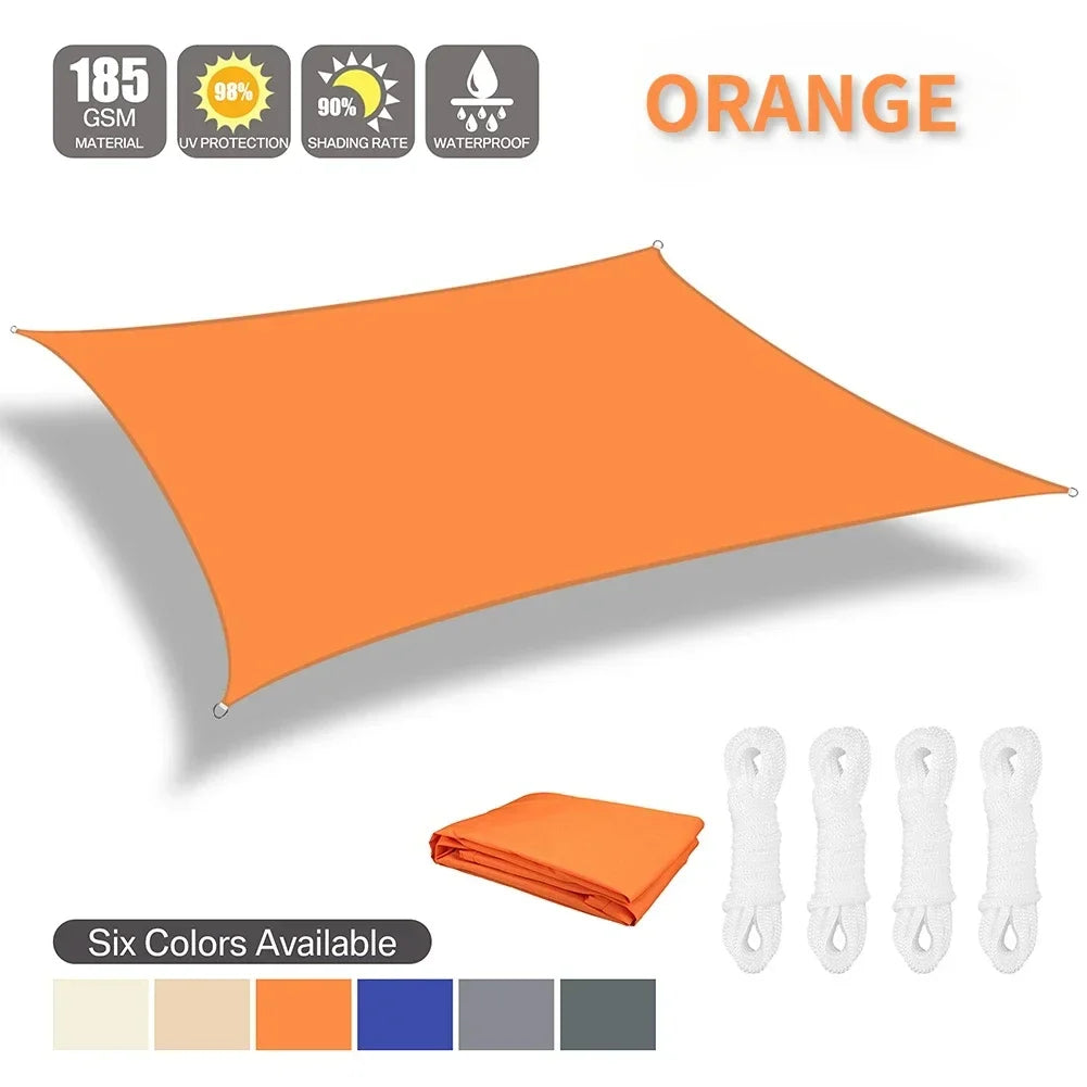 Waterproof Shade Sail Sun Shelter For Outdoor Patio Garden