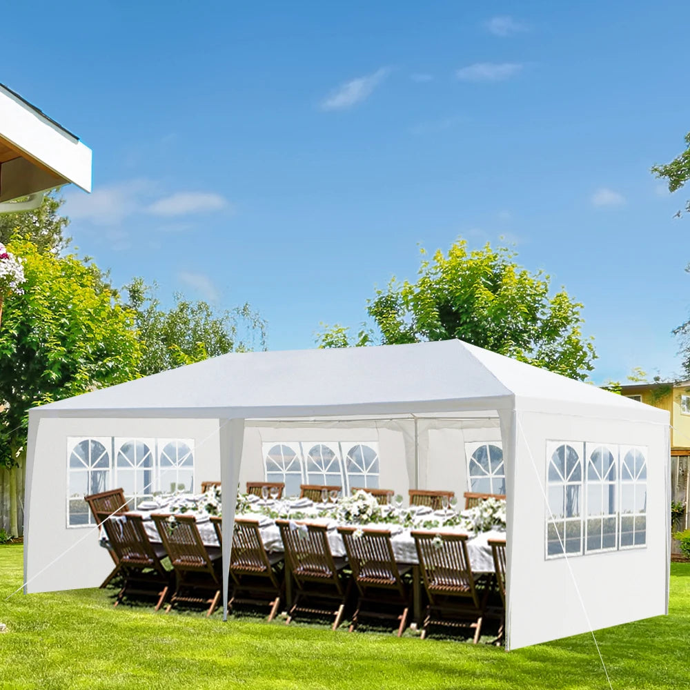 Outdoor Party Tent With Removable Sidewalls Waterproof Canopy Gazebo