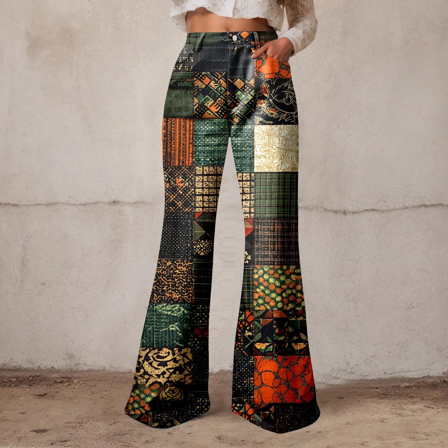 Baggy High Waist Wide Leg Denim Jeans For Women Vintage
