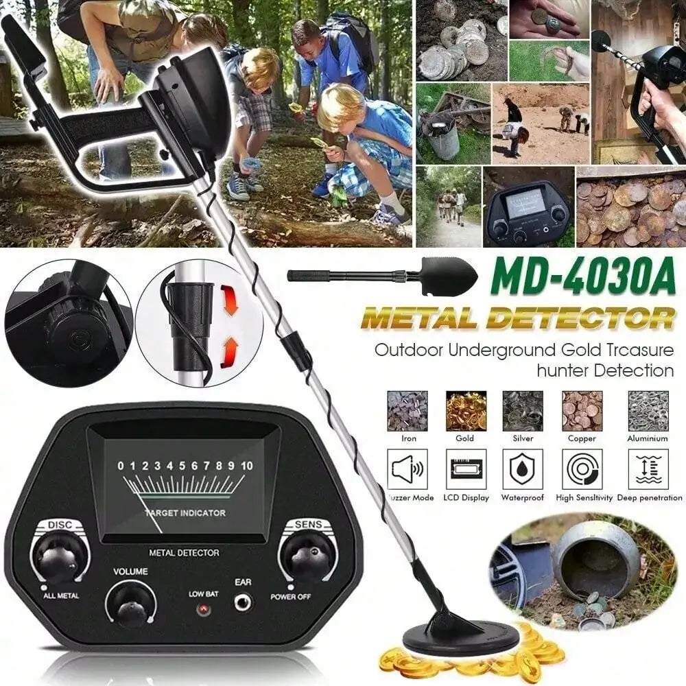 High Performance Waterproof Metal Detector With Adjustable Stem Gold Digger