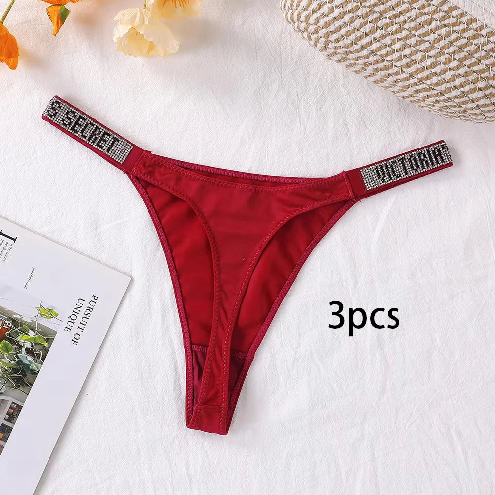 Victoria's Secret Lace Thong Panties for Women Breathable Seamless