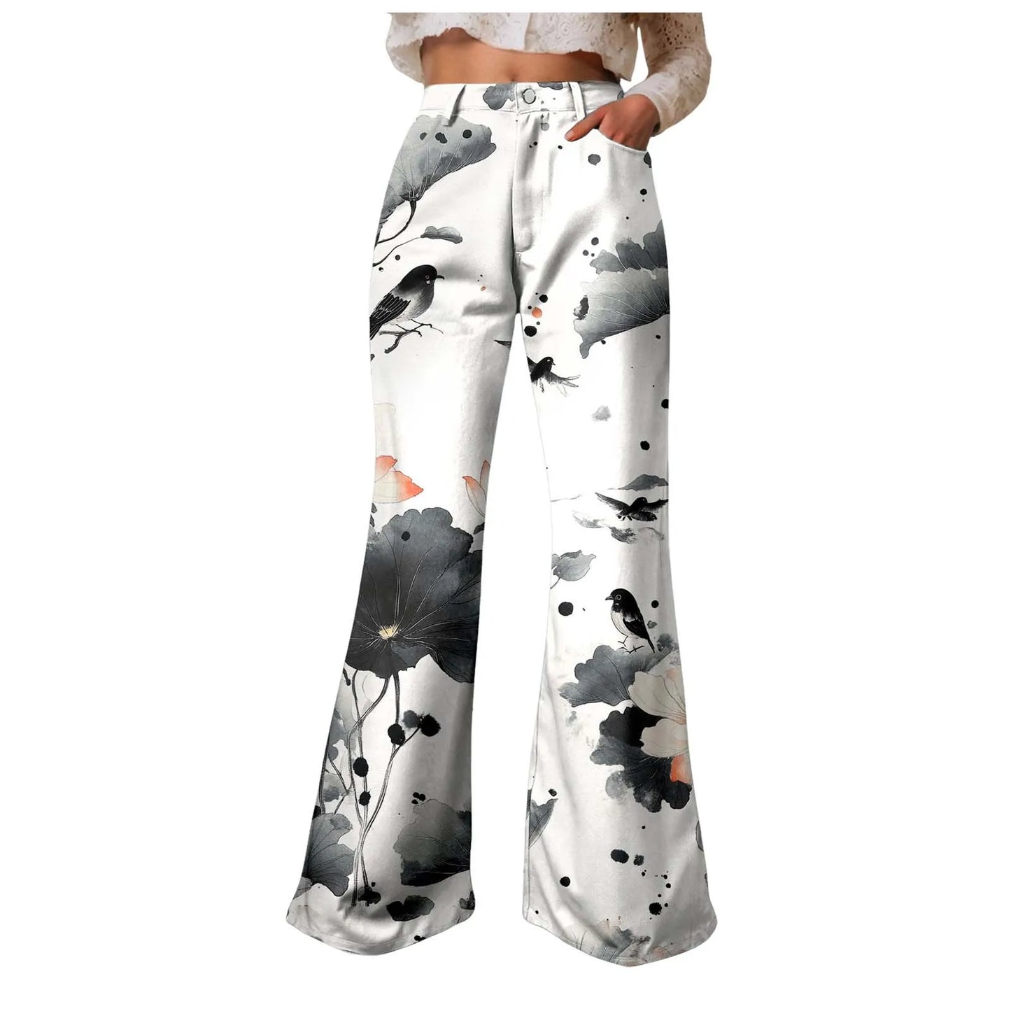 Baggy High Waist Wide Leg Denim Jeans For Women Vintage