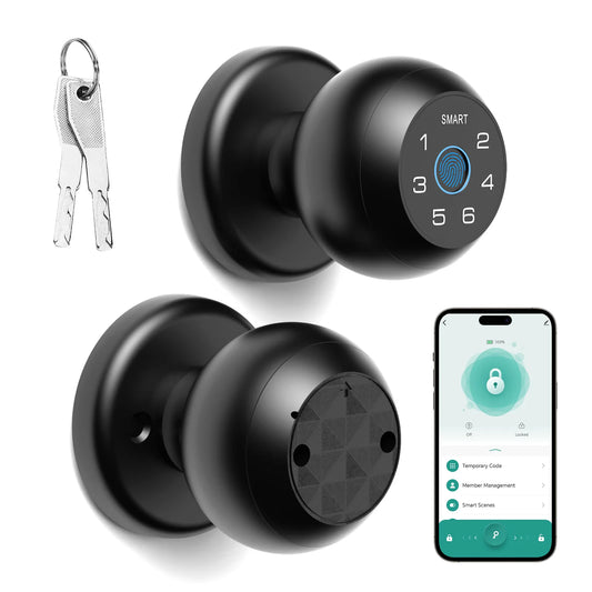 Viladepot Ball Shaped Smart Lock Fingerprint And App Controlled