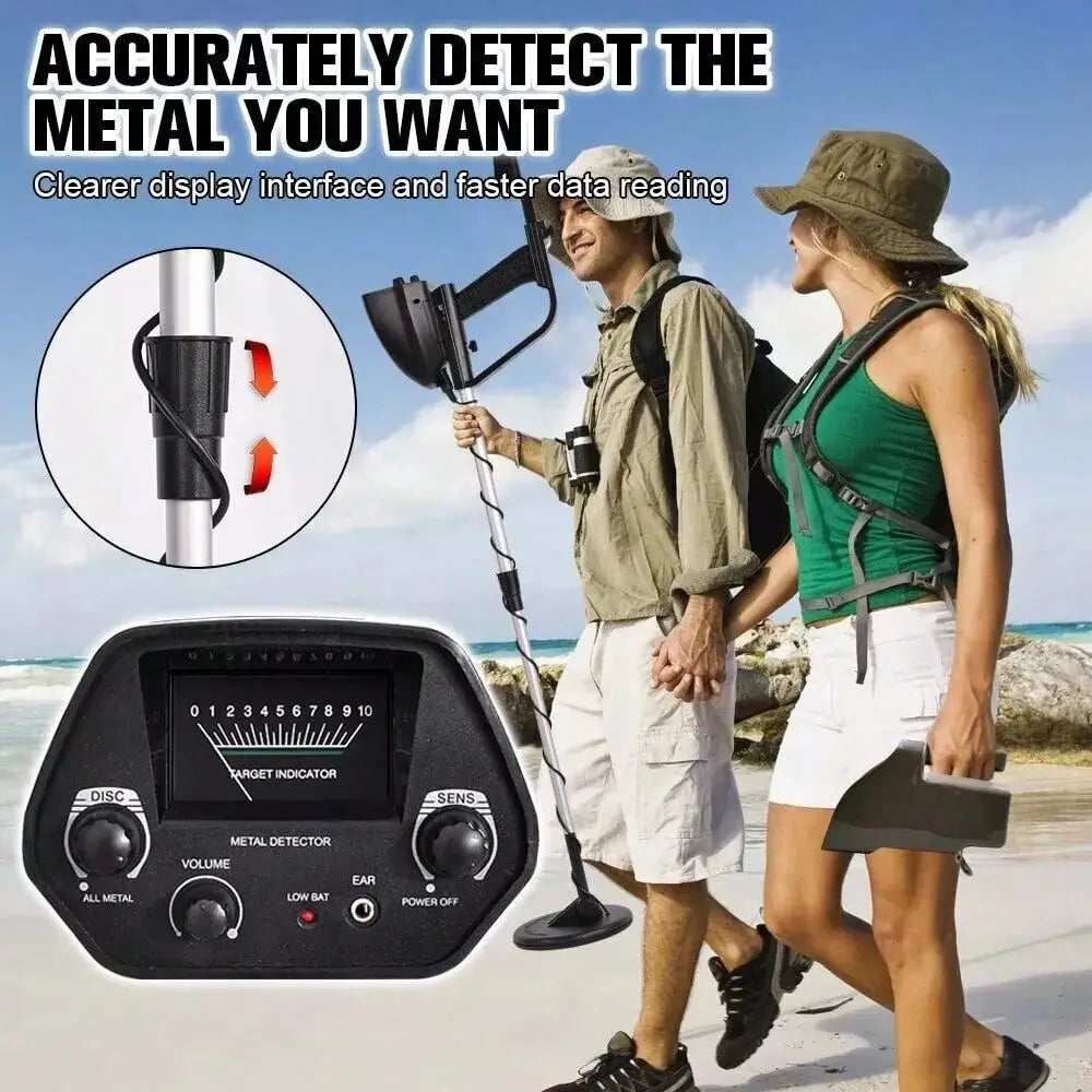 High Performance Waterproof Metal Detector With Adjustable Stem Gold Digger