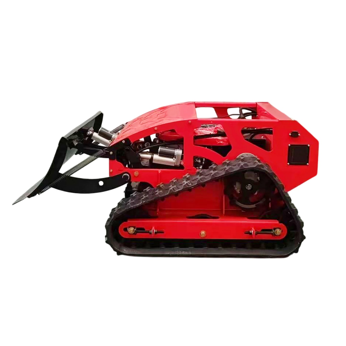 Remote Control Gas Engine Lawn Mower 4WD For Sloped Terrain