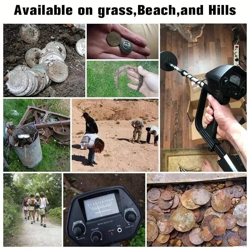 High Performance Waterproof Metal Detector With Adjustable Stem Gold Digger