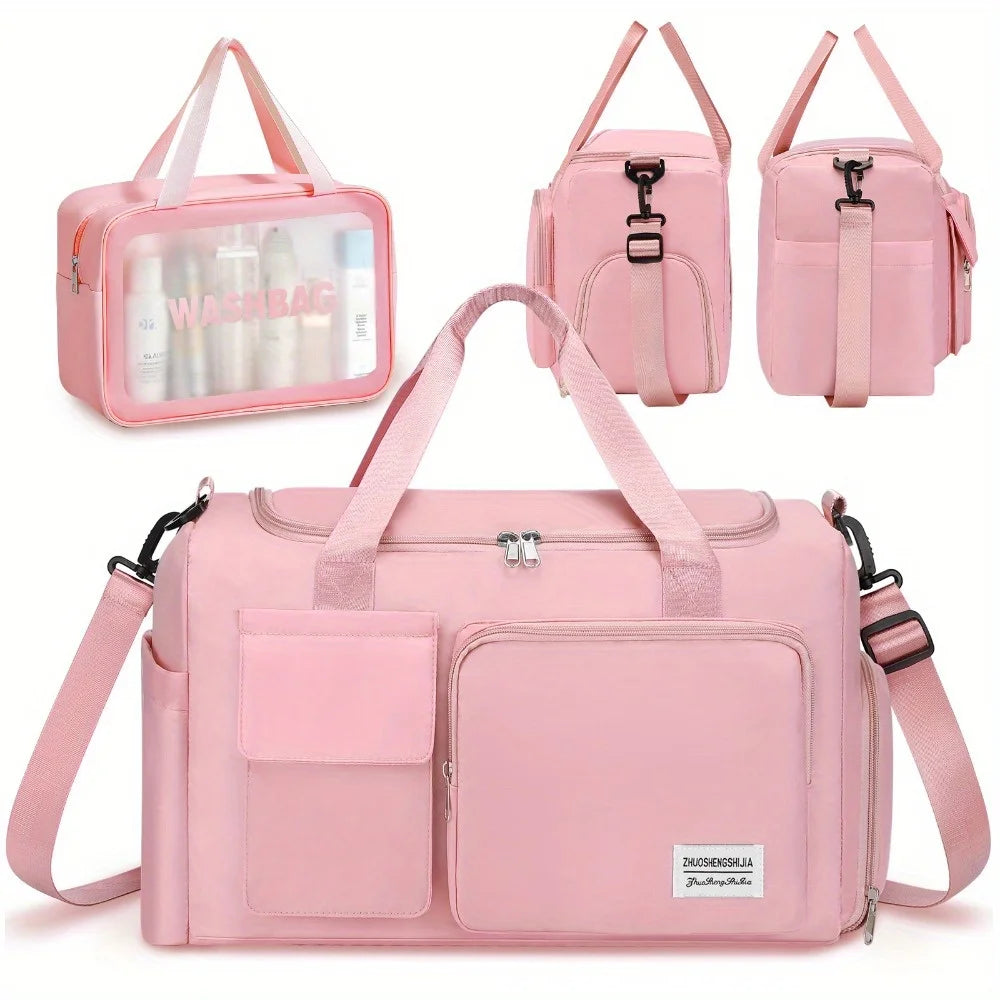 Large Capacity Travel Duffel Bag for Women Gym Yoga