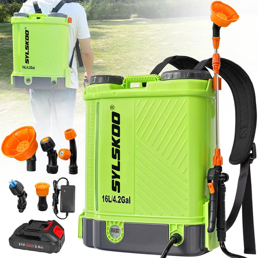 Electric Yard Sprayer 100 PSI With Five Nozzles