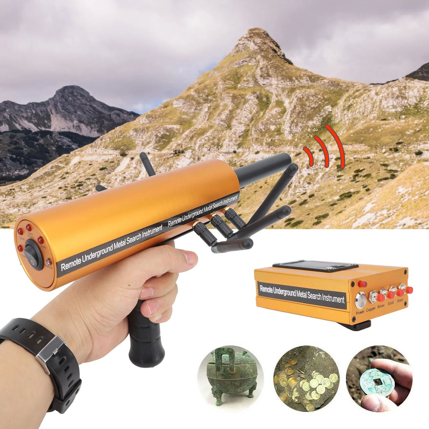 Youthink Metal Detector AKS Gold Finder Pinpointer Pro