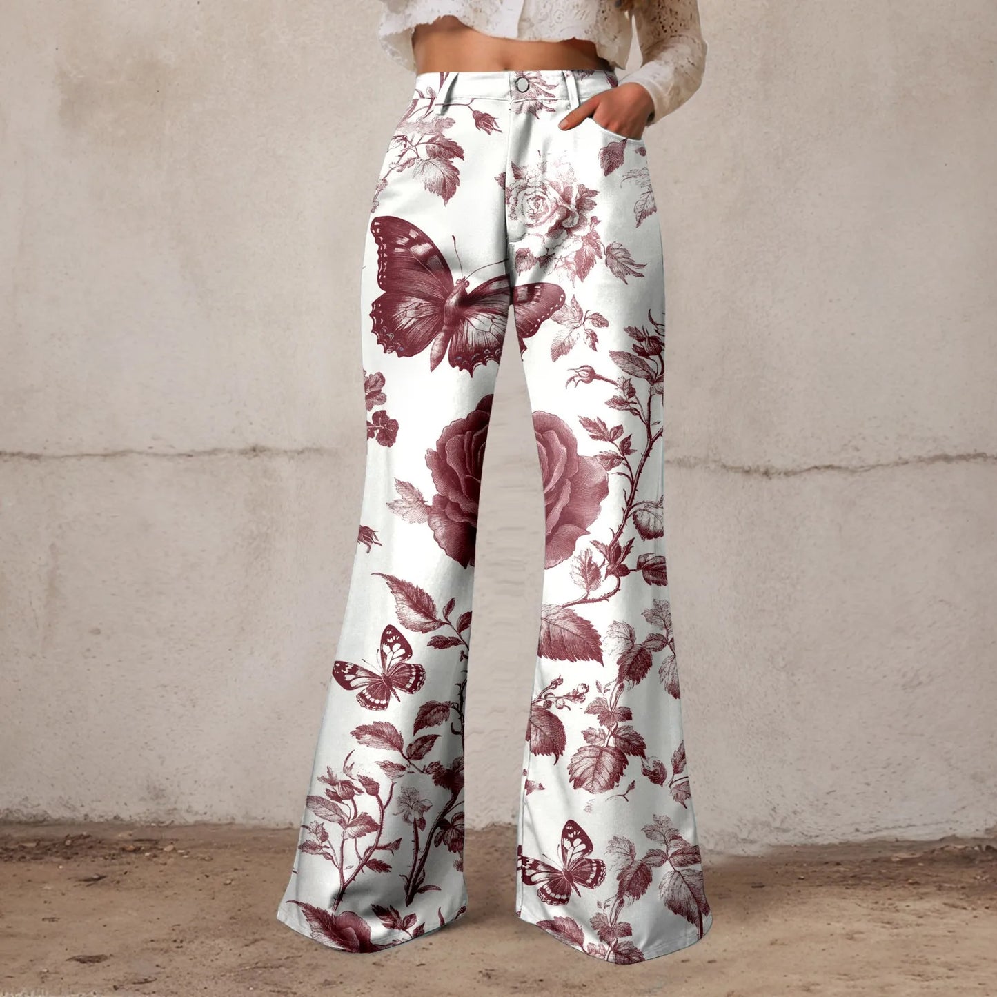Baggy High Waist Wide Leg Denim Jeans For Women Vintage
