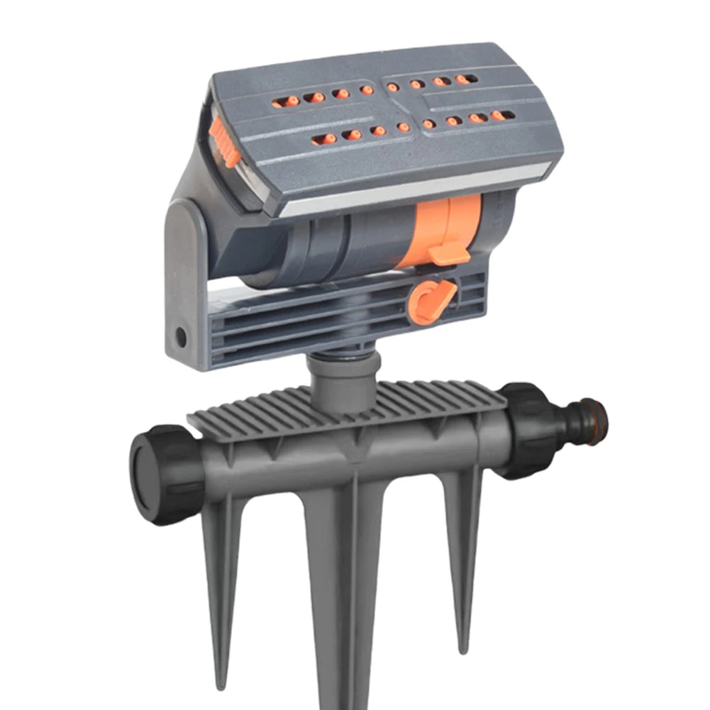Oscillating Lawn Sprinkler 16 Nozzles Adjustable Flow