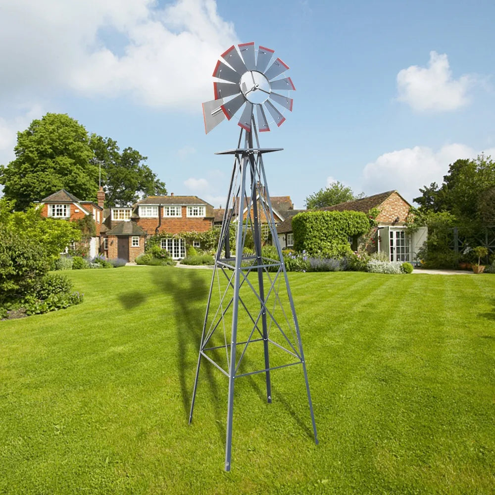 Weather Resistant Yard Garden Windmill For Outdoor Patio Decoration