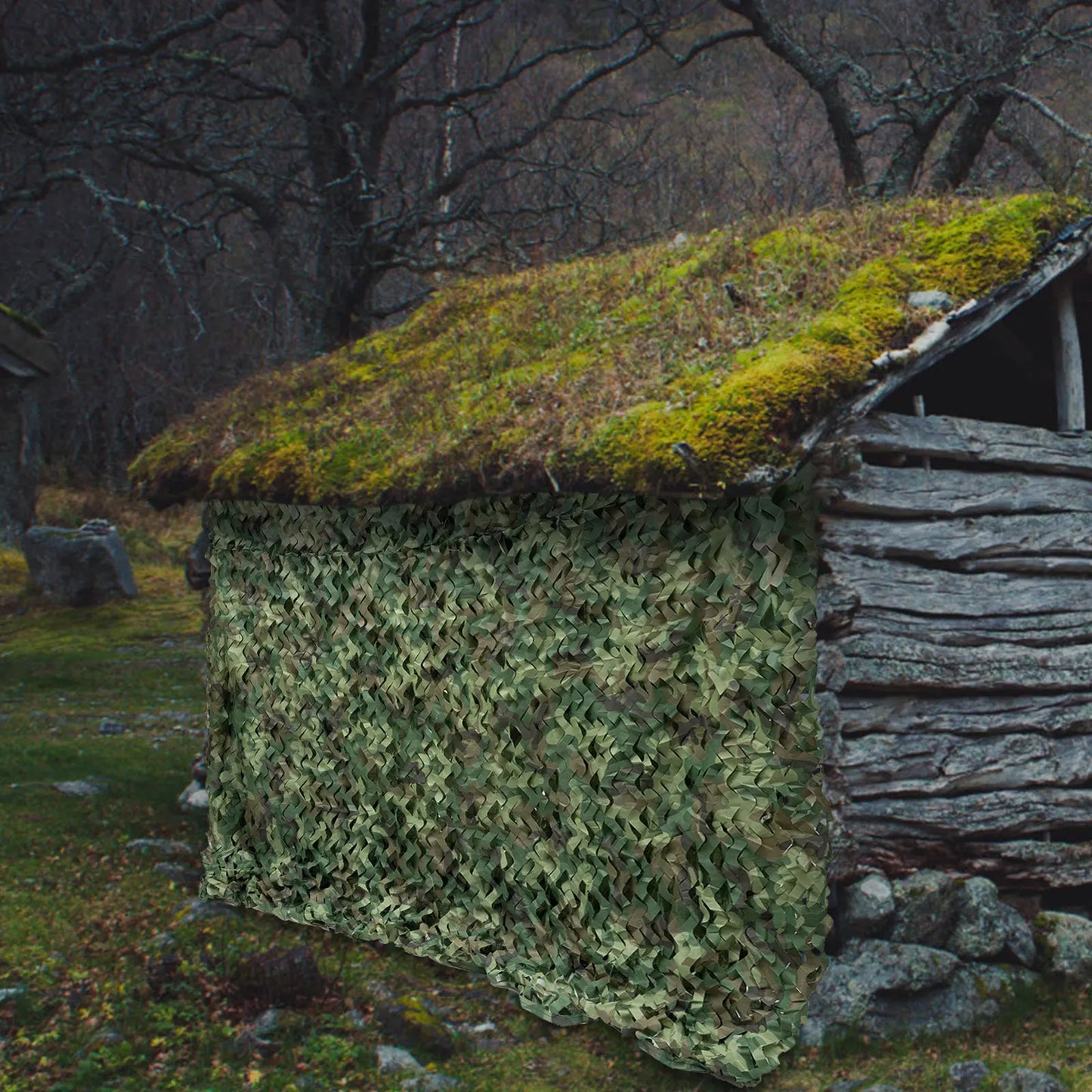 Bymaocar Camouflage Netting For Outdoor Camping Hunting And Activities