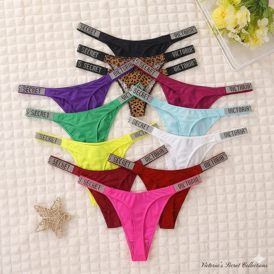 Victoria's Secret Lace Thong Panties for Women Breathable Seamless