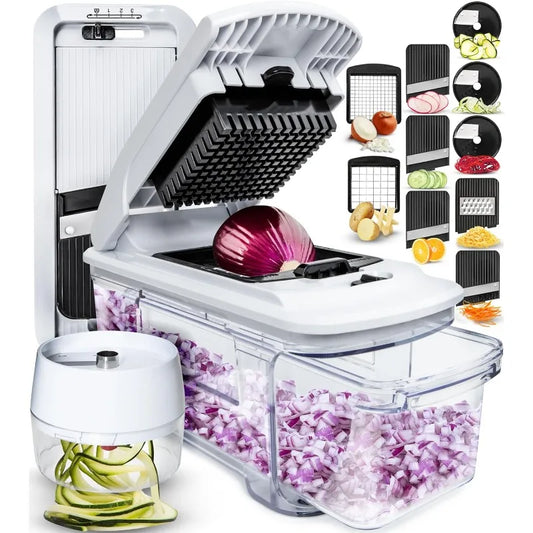 All In One Vegetable Chopper Mandoline Slicer Cheese Grater