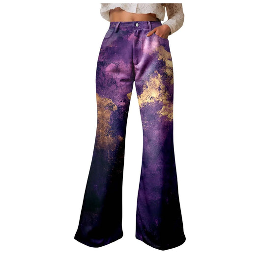 Women High Waist Baggy Boyfriend Jeans Wide Leg Denim Vintage