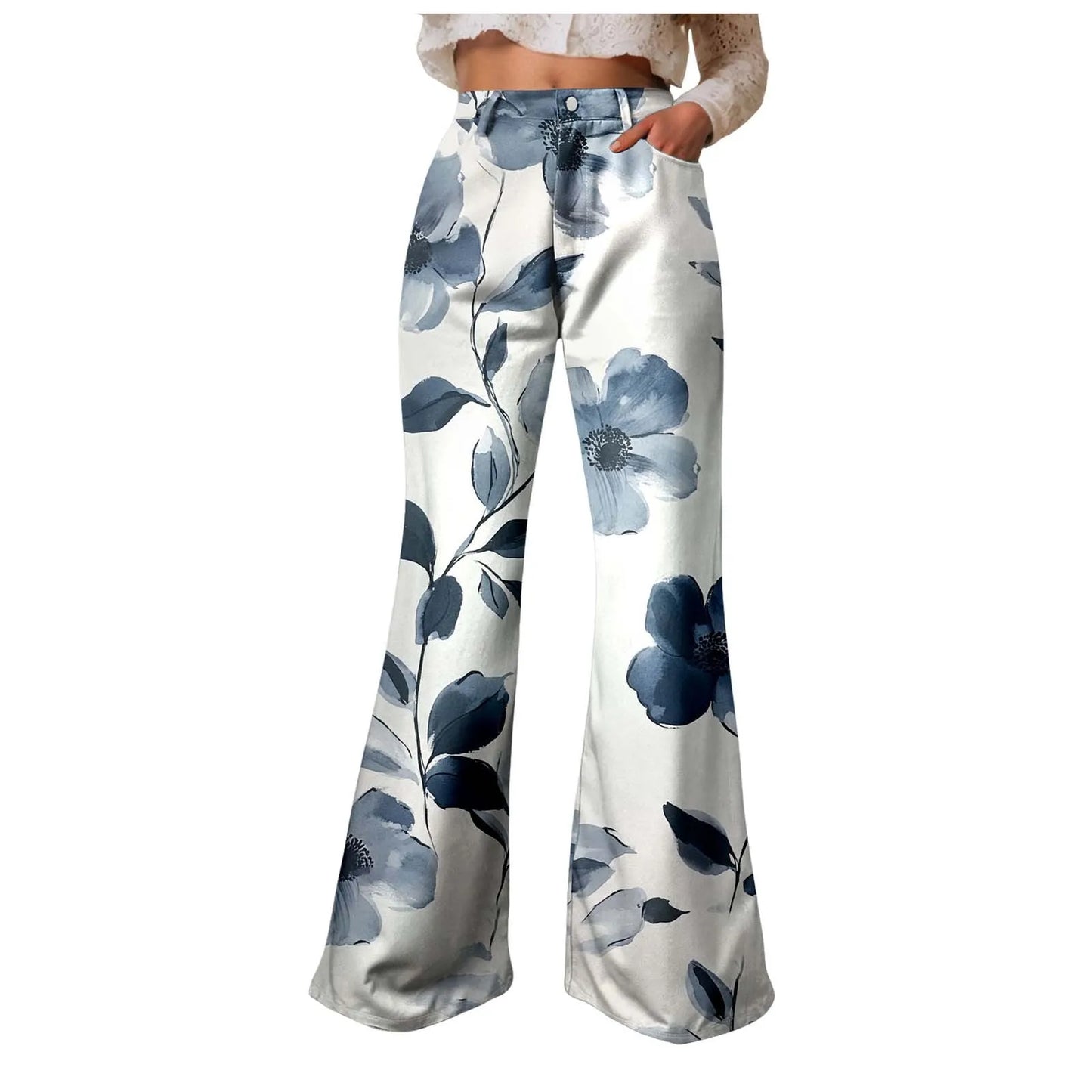 Baggy High Waist Wide Leg Jeans For Women Washed Denim