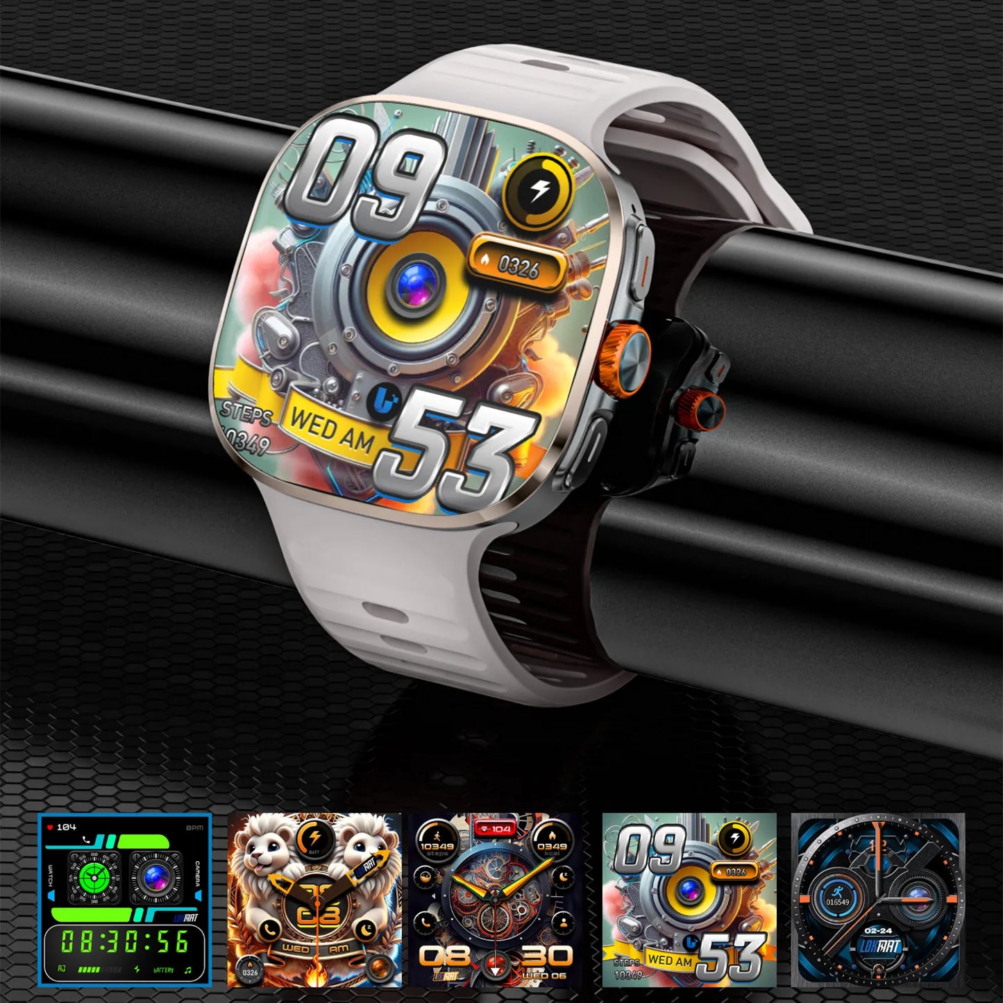 LOKMAT APPLLP 6 MAX Android Smartwatch With AI Translation Camera
