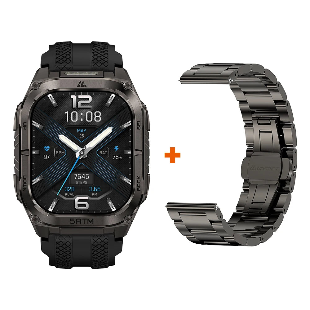 KOSPET Tank M4C GPS Smartwatch for Men with Health Tracking
