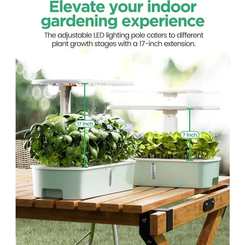 Hydroponics Growing System Kit Smart Indoor Garden With WiFi